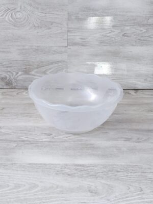 Saladier décoré transparent 6 litres