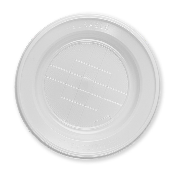Assiettes plast.Creuses Réuz Rigide Dia.22cm
